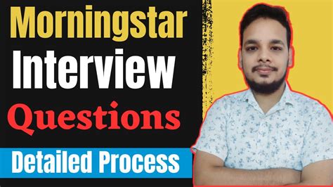 Post CV today. . Mdp associate morningstar interview questions